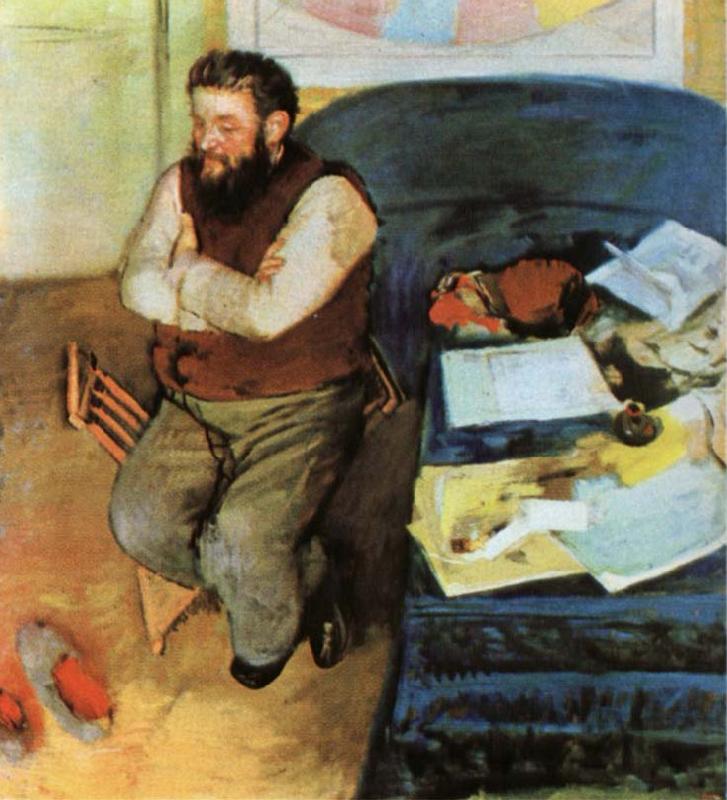 Edgar Degas The Portrait of Martelli oil painting image